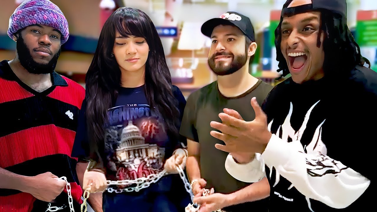 We Got Chained Together in PUBLIC 😳