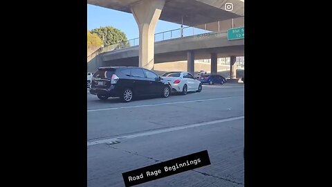 Insane Road Rager Rams A Woman's Car As Her Kids Scream In The Back Seat