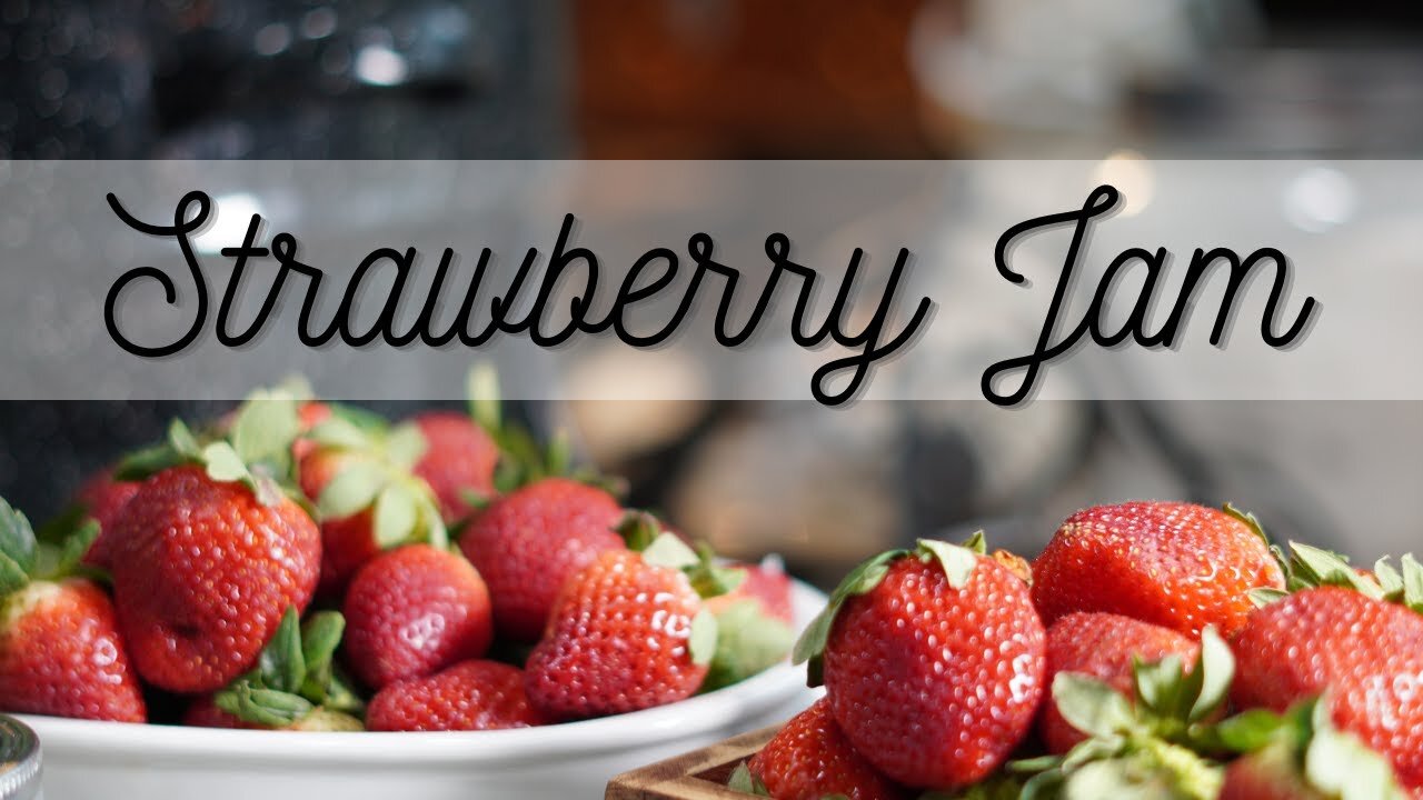 Canning STRAWBERRY Jam Recipe Its always BEST when its homemade!