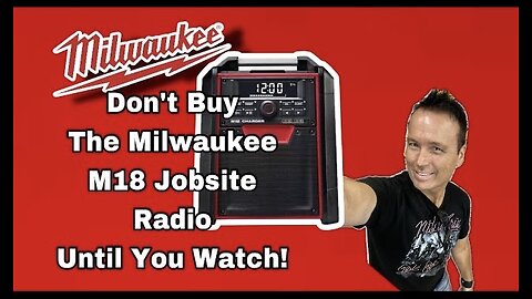 Don't Buy The Milwaukee 2792-20 M18 Job Site Radio with Battery Charger Until You Watch!