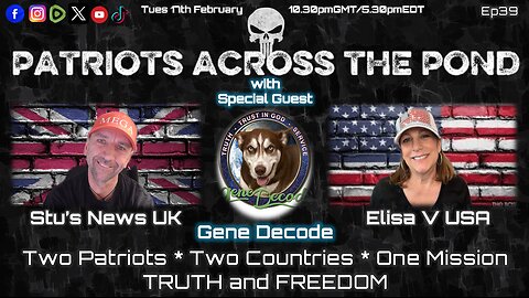 Patriots Across The Pond & Frens Ep39 - GENE DECODE - The satanic Deep State Cabal's global influence. Dumbs, military bases, advanced technologies & an Armageddon scenario or a path to ascension and awakening.