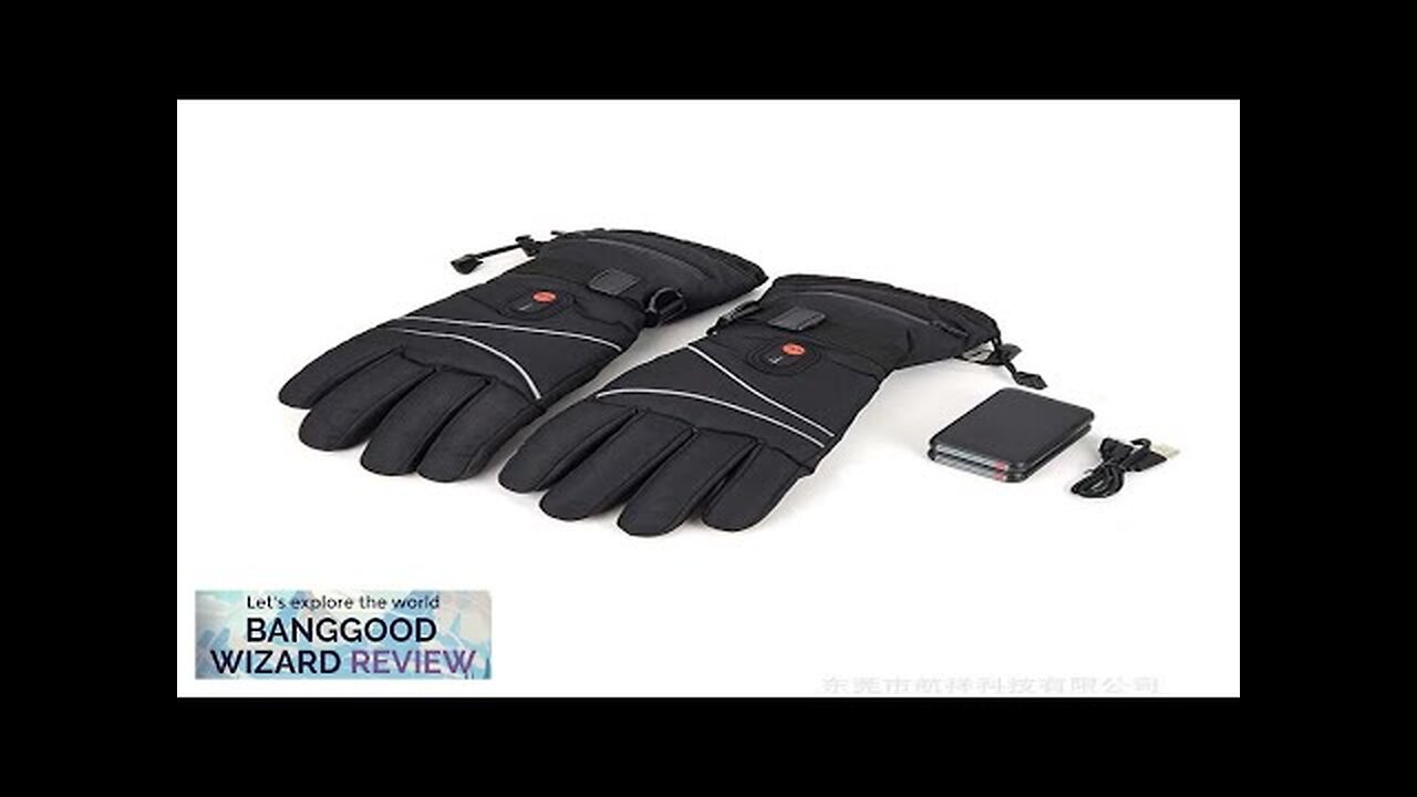 1 Pair Heating Gloves 3 Modes Adjustable Temperature Touchscreen Waterproof Windproof Review