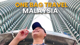 One Bag Travel to Malaysia - How To Travel With Just ONE BAG!🤯