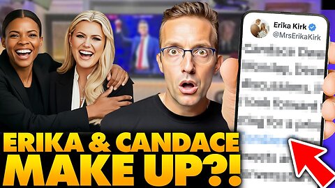 Candace Owens SHOCKS Internet with Announcement of Erika Kirk IN-PERSON Meeting, Podcast OVER