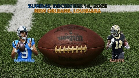 Carolina Panthers @ New Orleans Saints, Week 15, Diggin' Deeper Into the NFL