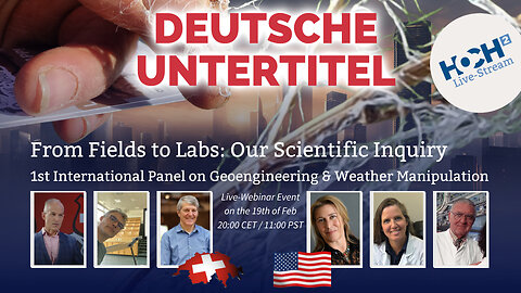 1. Internationales Panel zu Geoengineering und Wettermanipulation (Engl. mit dt. Untertitel)