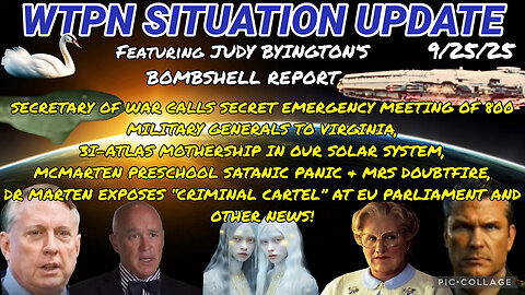 WTPN ~ Judy Byington ~ Situation Update ~ 9-25-25 ~ Trump Return ~ Restored Republic via a GCR 