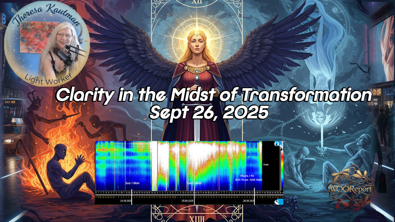 Sept 26, 2025 | Queen of Swords + Hanged Woman ✨ Clarity in the Midst of Transformation