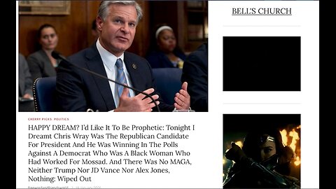 EXCLUSIVE FOOTAGE Of How Wray Worked At the FBI To Uncover Epstein