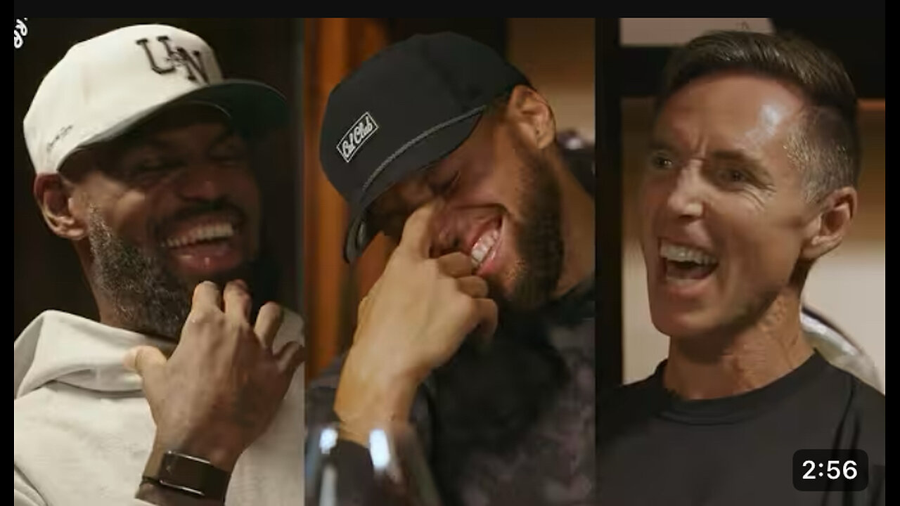 LeBron and Steph lose it when Steve Nash tells story about Steph curry making him retire 😂