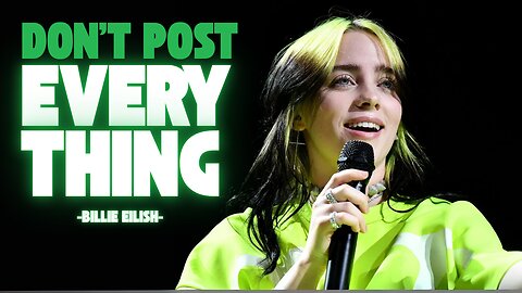 Billie Eilish Motivation 🎶✨ | Confidence, Success & Self-Belief | Motivation Pulse