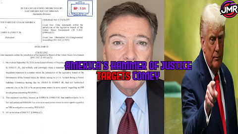 James Comey INDICTED by Trump DOJ & His son in law RESIGNS