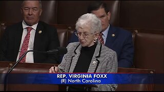 Rep. Foxx BLASTS Democrats Over Gov't Shutdown