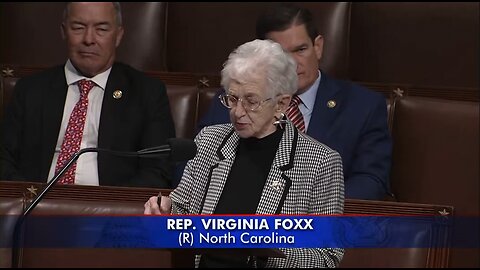 Rep. Foxx BLASTS Democrats Over Gov't Shutdown