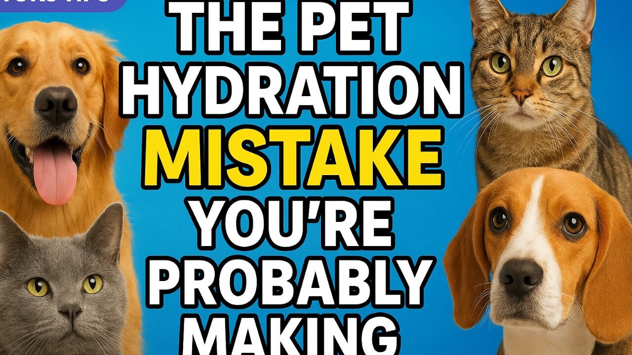 The Most Overlooked Mistake Pet Owners Make About Hydration.