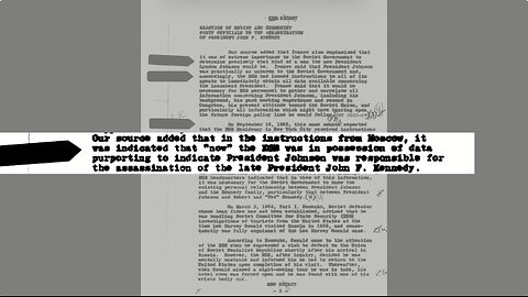 Doug Horne on ARRB Release of 1966 FBI Memo on KGB Finding LBJ culpable for JFK Assassination