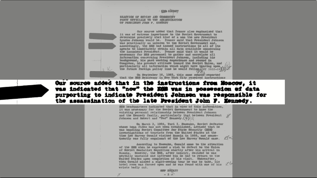 Doug Horne on ARRB Release of 1966 FBI Memo on KGB Finding LBJ culpable for JFK Assassination
