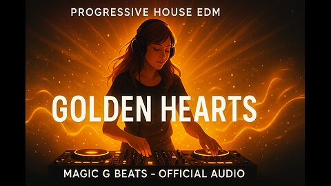 Magic G Beats – Golden Hearts (Progressive House EDM | Cinematic Uplift | Official Audio 2025)