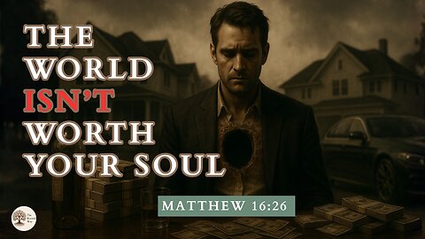 The World Isn’t Worth Your Soul Matthew 16:26