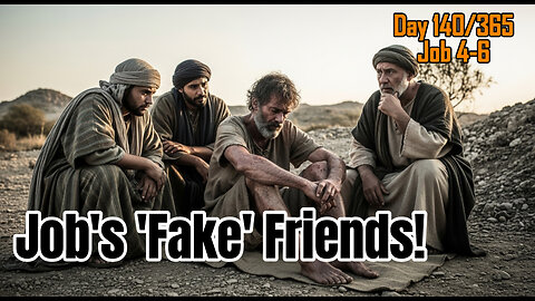 Day 140/365 - Job's Friends Blame Him For His Suffering #bible #job