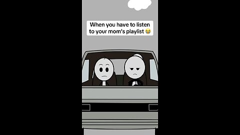 When you have to listen to your mom’s playlist