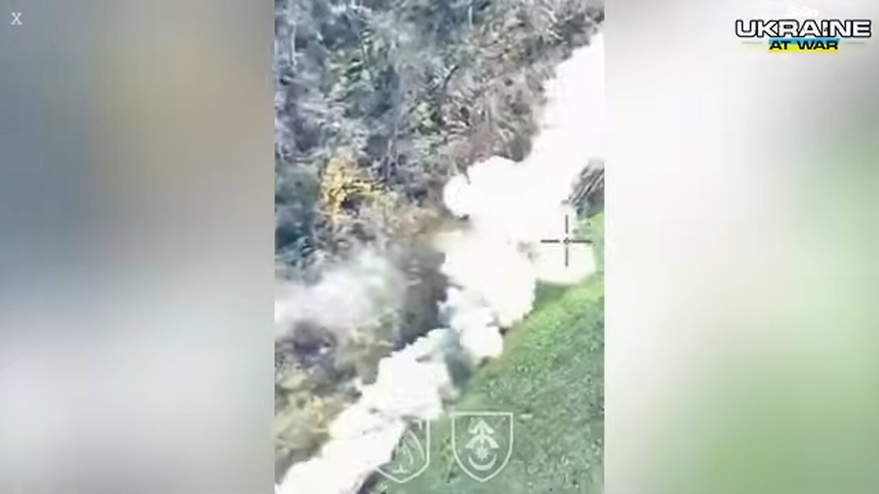 Russian rocket launcher blows up in spectacular explosion as Ukraine drone hit triggers missiles