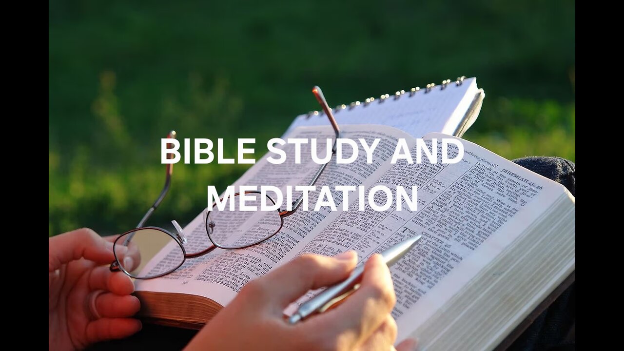 The Disciplines Of Our Faith: Bible Study and Meditation #videotional #housechurch