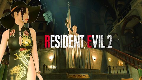 Resident Evil 2 (Remake) Mod | Black Long Cheongsam Dress