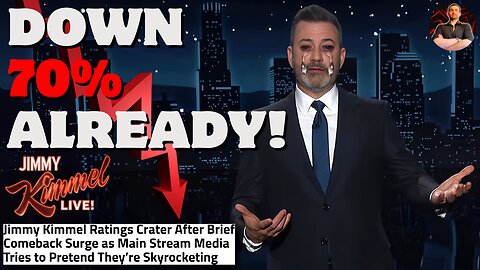 Jimmy Kimmel Ratings CRASH! Loses 70% Since Suspension Controversy