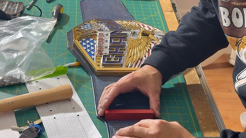 Creating a real WWE Championship Belt