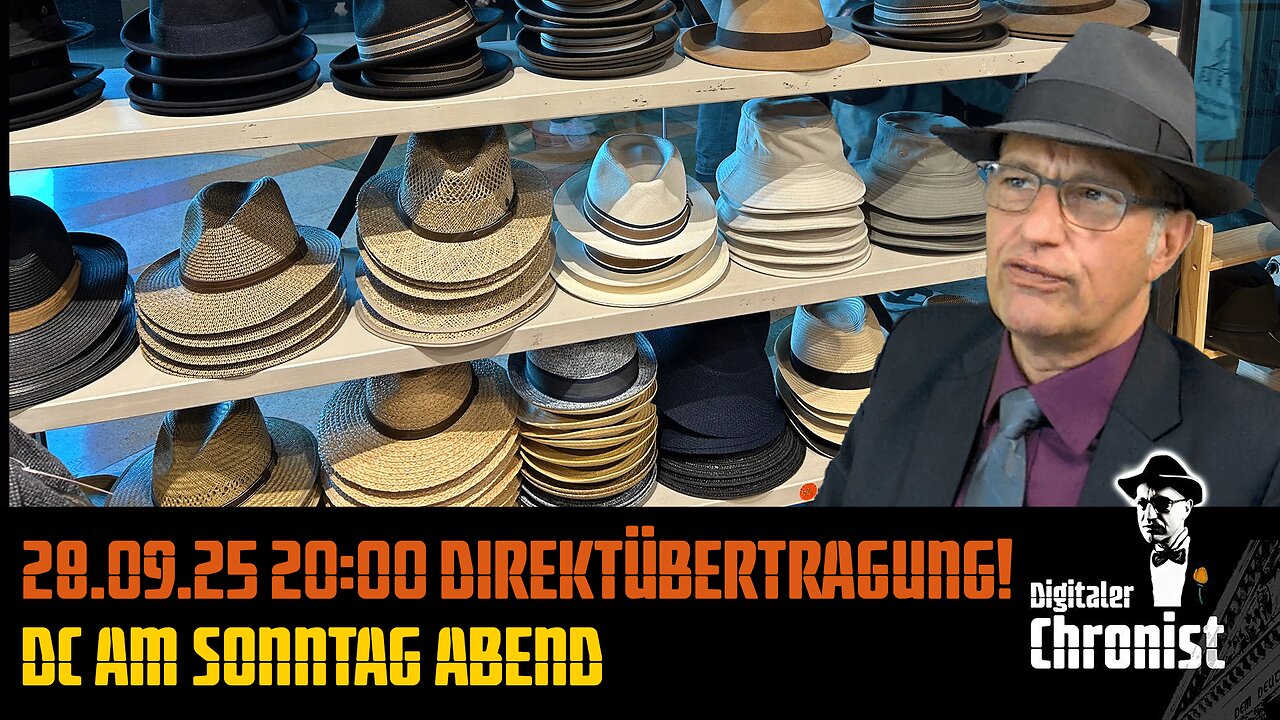 Nächste Direktübertragung: 30.09.25 20:00 - DC am Abend