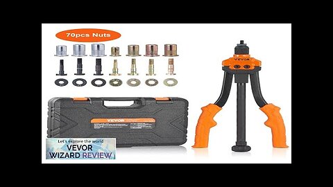 VEVOR Rivet Nut Tool 14” Rivnut Tool Kit with 7 PCS Metric Review