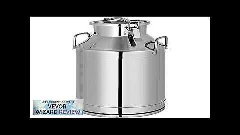 VEVOR 304 Stainless Steel Milk Can 50 Liter Milk Bucket Wine Pail Review