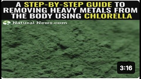 A step-by-step guide to removing heavy metals from the body using chlorella