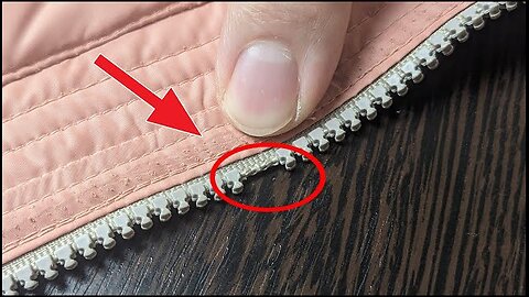 The tailor shared a secret! How to fix a broken zipper