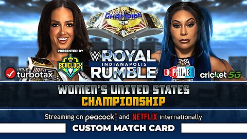 Royal Rumble 2025: Chelsea Green vs. Michin - Custom Match Card