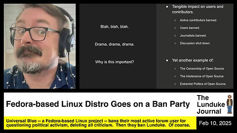 Fedora-based Linux Distro Goes on a Ban Party