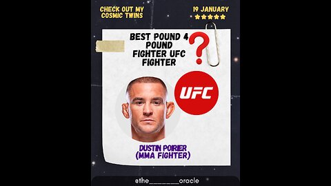 Why January 19 Capricorns Are BORN WARRIORS (Like Dustin Poirier)... 👊