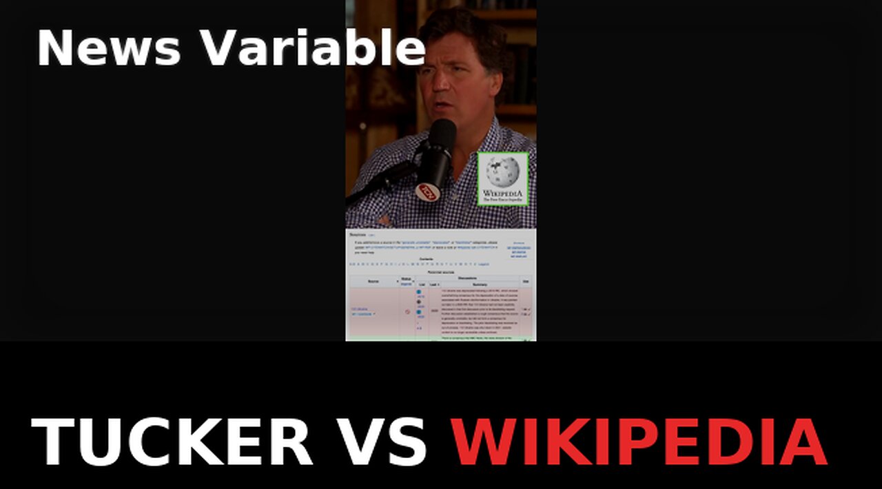 Wikipedia Is A Woke Monster - Trash the site - stay away... Tucker and founder...