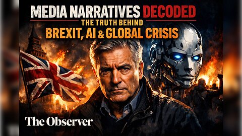 Media Narratives Decoded: The Truth Behind Brexit, AI & Global Crisis | The Observer
