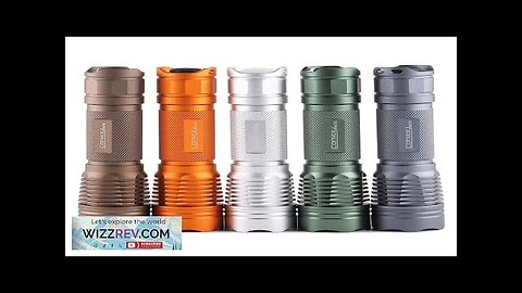 Convoy M21B XHP70.3 HI R70 Strong Light Flashlight 21700 Torch Tactical Camping Review