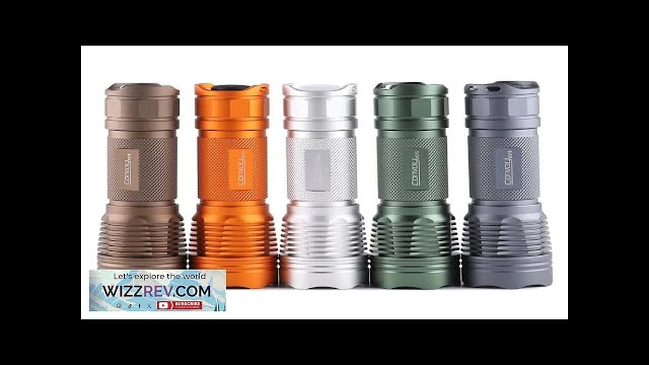 Convoy M21B XHP70.3 HI R70 Strong Light Flashlight 21700 Torch Tactical Camping Review