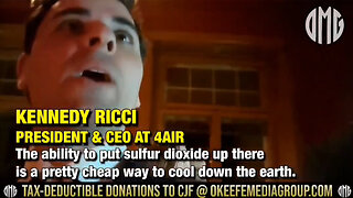 WEF elites openly admit that chemicals are being sprayed into the atmosphere to cool the planet