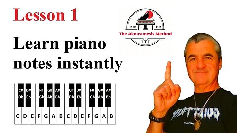 Lesson 1 Learn piano notes instantly