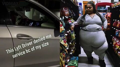 Massive Fatass Woman Is Told By Lyft Driver He's Not Taking Her Fat Ass Anywhere