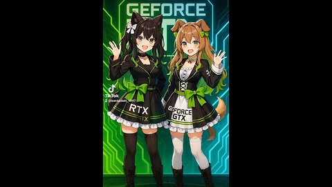 NVIDIA GEFORCE RTX and GTX as VTUBERS
