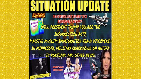 SITUATION UPDATE 10/6/25 - WW3 Threats Will President Trump Declare The Insurrection Act?
