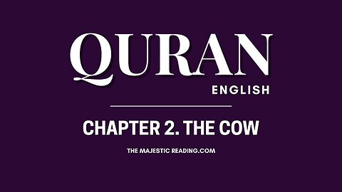 Chapter 2 - The Cow - Quran English