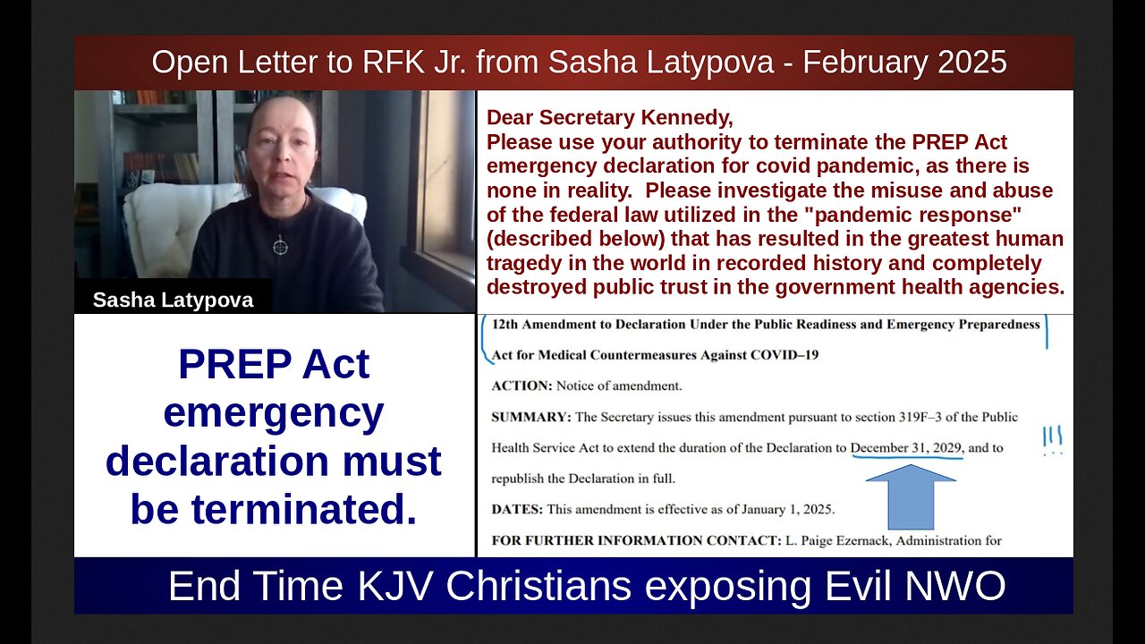 Open Letter to RFK Jr. from Sasha Latypova - February 2025