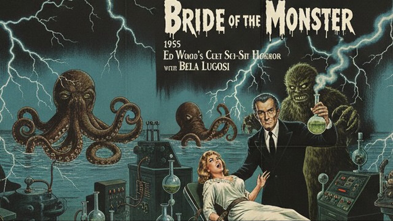 🚨 Snippet - Bride of the Monster (1955), from “the worst director” Ed Wood